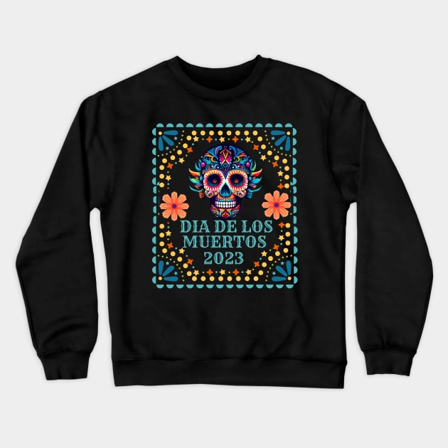 Dia de los Muertos Crewneck Sweatshirt by The Golden Palomino